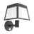 Eglo Applique Murale Altilia Solar Noir 7W 800lm - 830 Blanc Chaud | IP65 - Détecteur De Mouvement