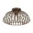 Eglo Plafonnier Espinal Acier Bronze | IP20 - Convient pour 1x E27 